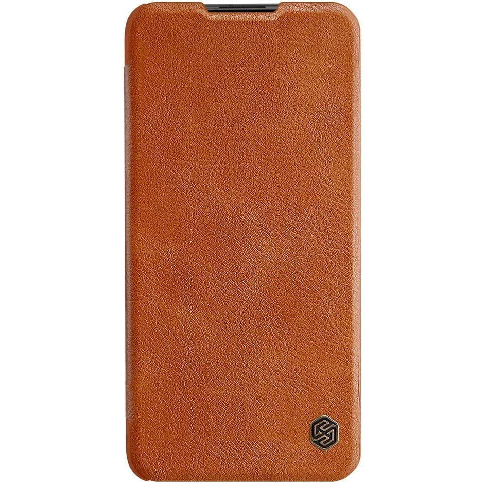 Nillkin Qin leather holster case for Xiaomi Redmi Note 9T 5G browneng