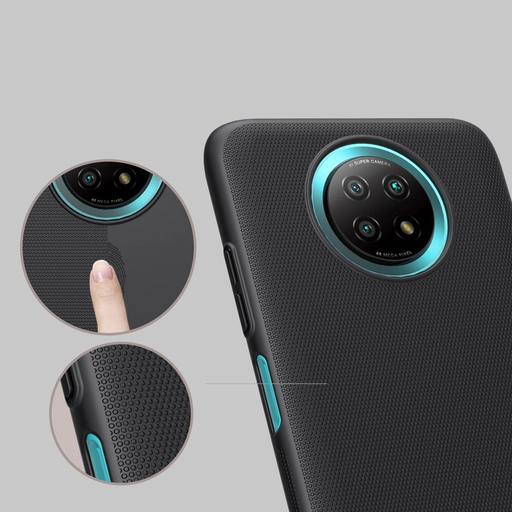 Nillkin Super Frosted Shield reinforced case cover for Xiaomi Redmi Note 9T 5G blackeng