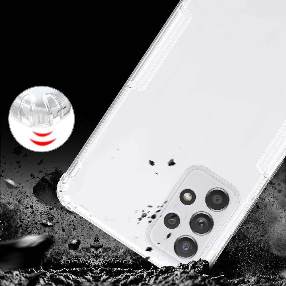 69843_11 Nillkin Nature gel case ultra slim cover for Samsung Galaxy A72 4G transparenteng
