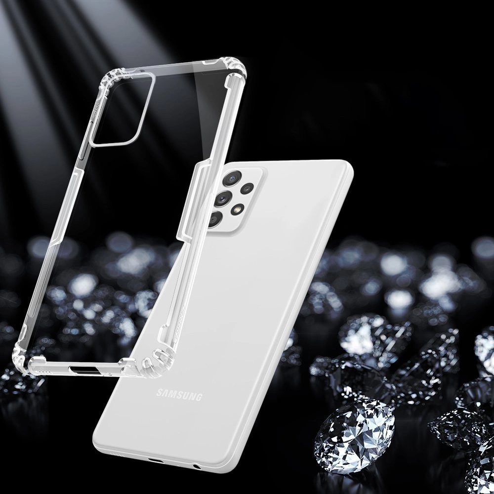 69843_5 Nillkin Nature gel case ultra slim cover for Samsung Galaxy A72 4G transparenteng