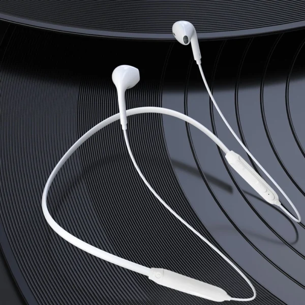 Dudao Magnetic Suction in-ear wireless Bluetooth headphones white (U5B)eng