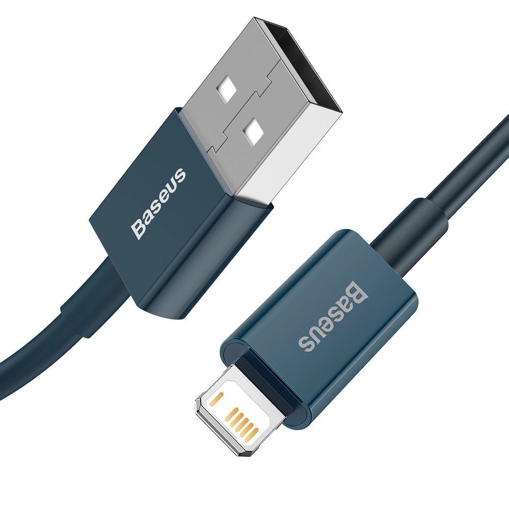 Baseus Superior Cable USB - Lightning 2,4A 1 m Blue (CALYS-A03)eng