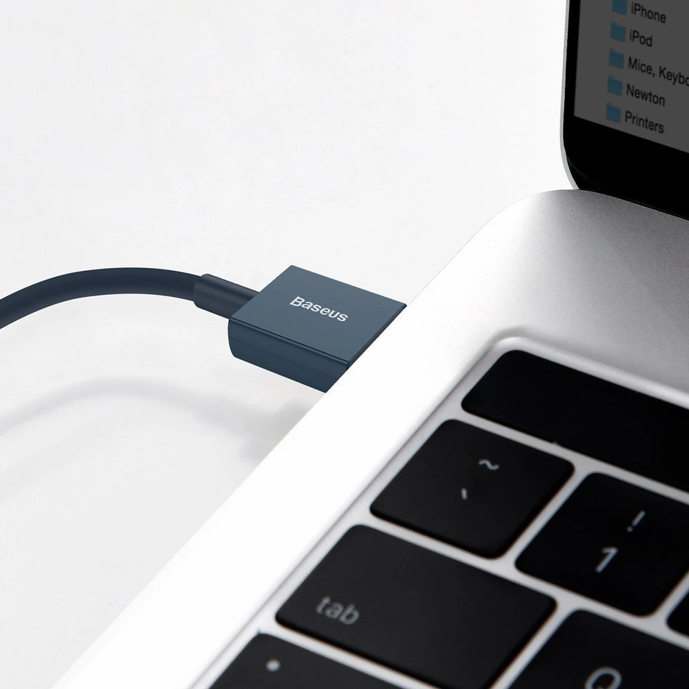 Baseus Superior Cable USB - Lightning 2,4A 1 m Blue (CALYS-A03)eng