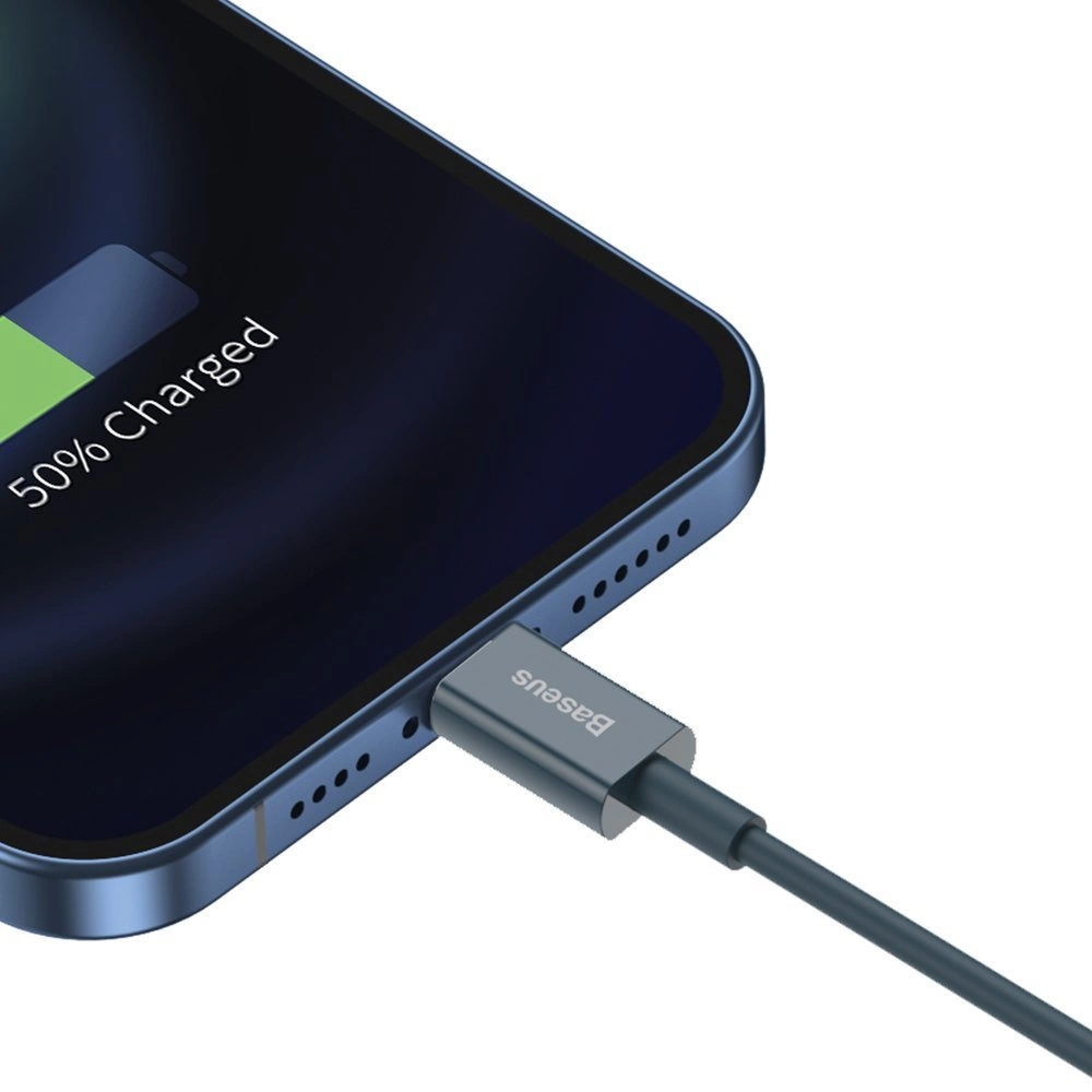 Baseus Superior Cable USB - Lightning 2,4A 1 m Blue (CALYS-A03)eng
