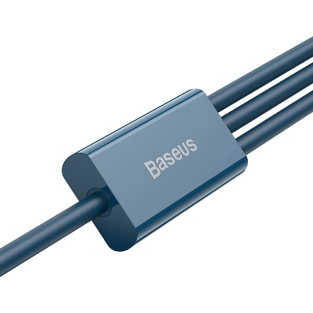 Baseus Superior 3in1 USB cable - Lightning / USB Type C / micro USB 3.5 A 1.5 m blue (CAMLTYS-03)eng