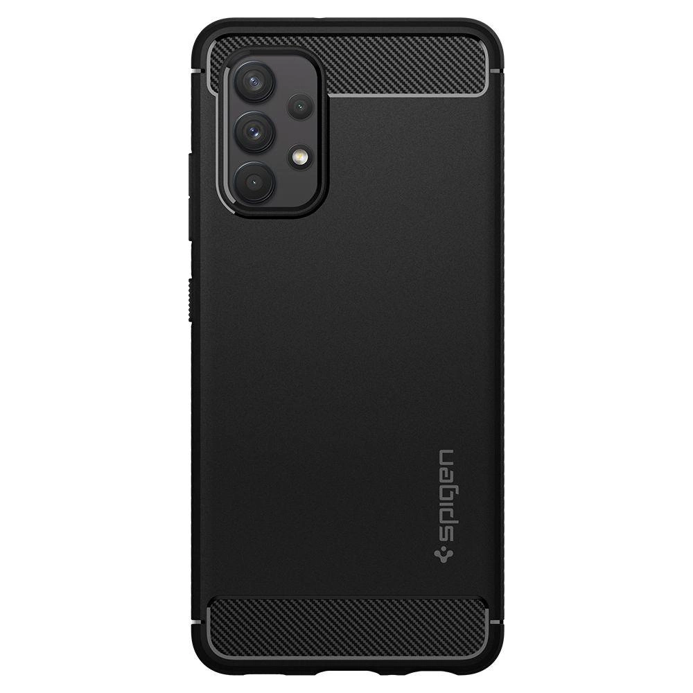Spigen Rugged Armor Case for Samsung Galaxy A52 / A52S - Matte Blackeng