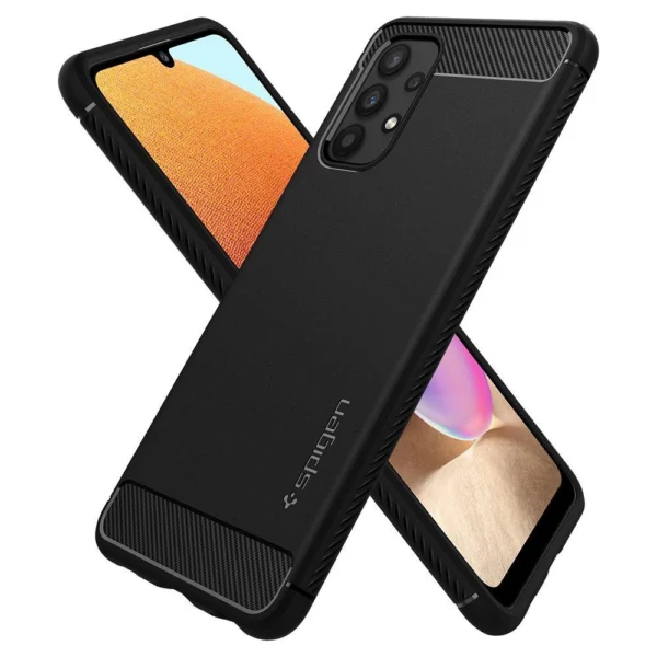 Spigen Rugged Armor Case for Samsung Galaxy A52 / A52S - Matte Blackeng