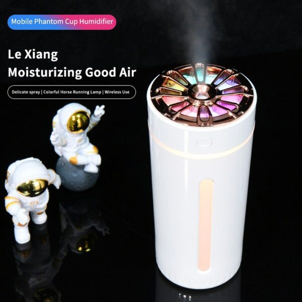 Aromatherapy car machine / humidifier / diffuser Art Deco model RM-0628 white