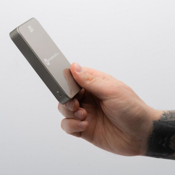 FORCELL F-ENERGY F10K8 Super Slim powerbank compatible with MagSafe PD3.0 QC4.0 15W 10000 mAh titanium dessert