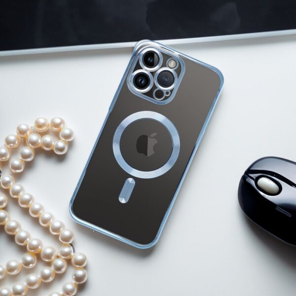 ELECTRO MAG COVER case compatible with MagSafe for IPHONE 17 Air blue