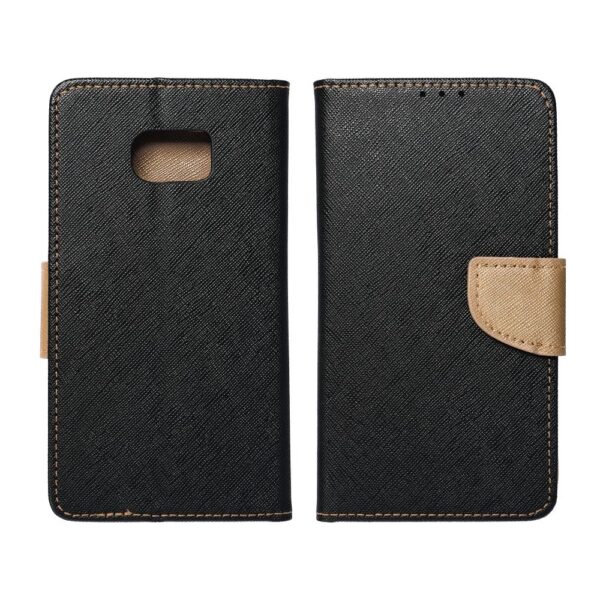 FANCY Book case for IPHONE 17 Pro Max black / gold