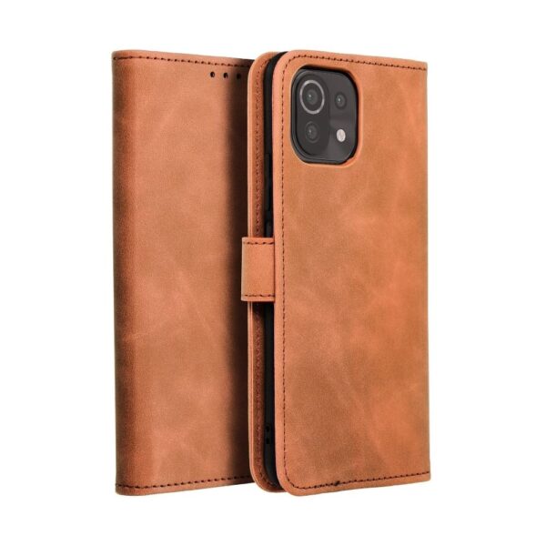 TENDER Book Case for XIAOMI Mi 11 Lite 5G / Mi 11 Lite LTE ( 4G ) / Mi 11 Lite NE brown