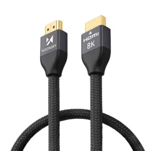 Wozinsky cable HDMI 2.1 8K 60 Hz 48 Gbps / 4K 120 Hz / 2K 144 Hz 1 m Silver (WHDMI-10)eng