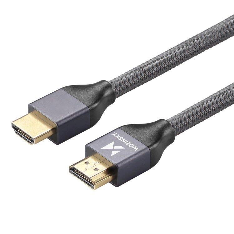 Wozinsky cable HDMI 2.1 8K 60 Hz 48 Gbps / 4K 120 Hz / 2K 144 Hz 3 m silver (WHDMI-30)eng
