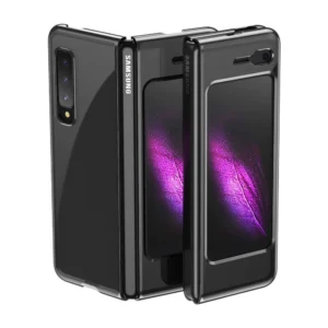 Plating Case hard case Electroplating frame Cover for Samsung Galaxy Fold blackeng