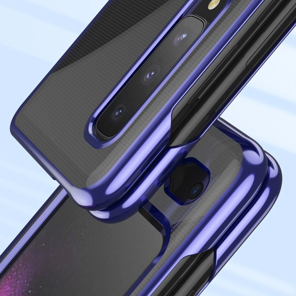 Plating Case hard case Electroplating frame Cover for Samsung Galaxy Fold blackeng