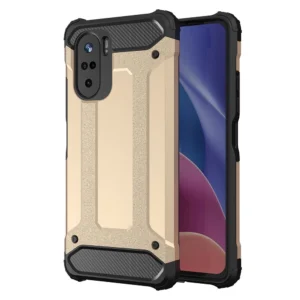 Hybrid Armor Case Tough Rugged Cover for Xiaomi Redmi K40 Pro+ / K40 Pro / K40 / Poco F3 goldeneng