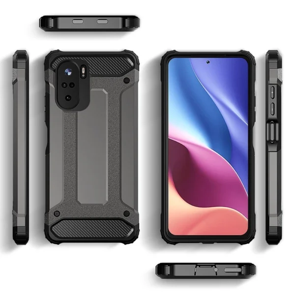 Hybrid Armor Case Tough Rugged Cover for Xiaomi Redmi K40 Pro+ / K40 Pro / K40 / Poco F3 goldeneng