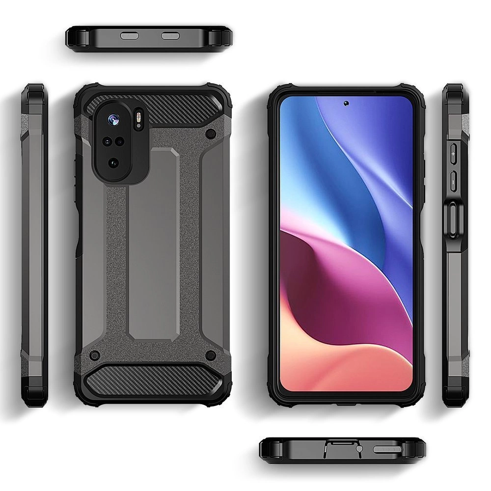 Hybrid Armor Case Tough Rugged Cover for Xiaomi Redmi K40 Pro+ / K40 Pro / K40 / Poco F3 goldeneng