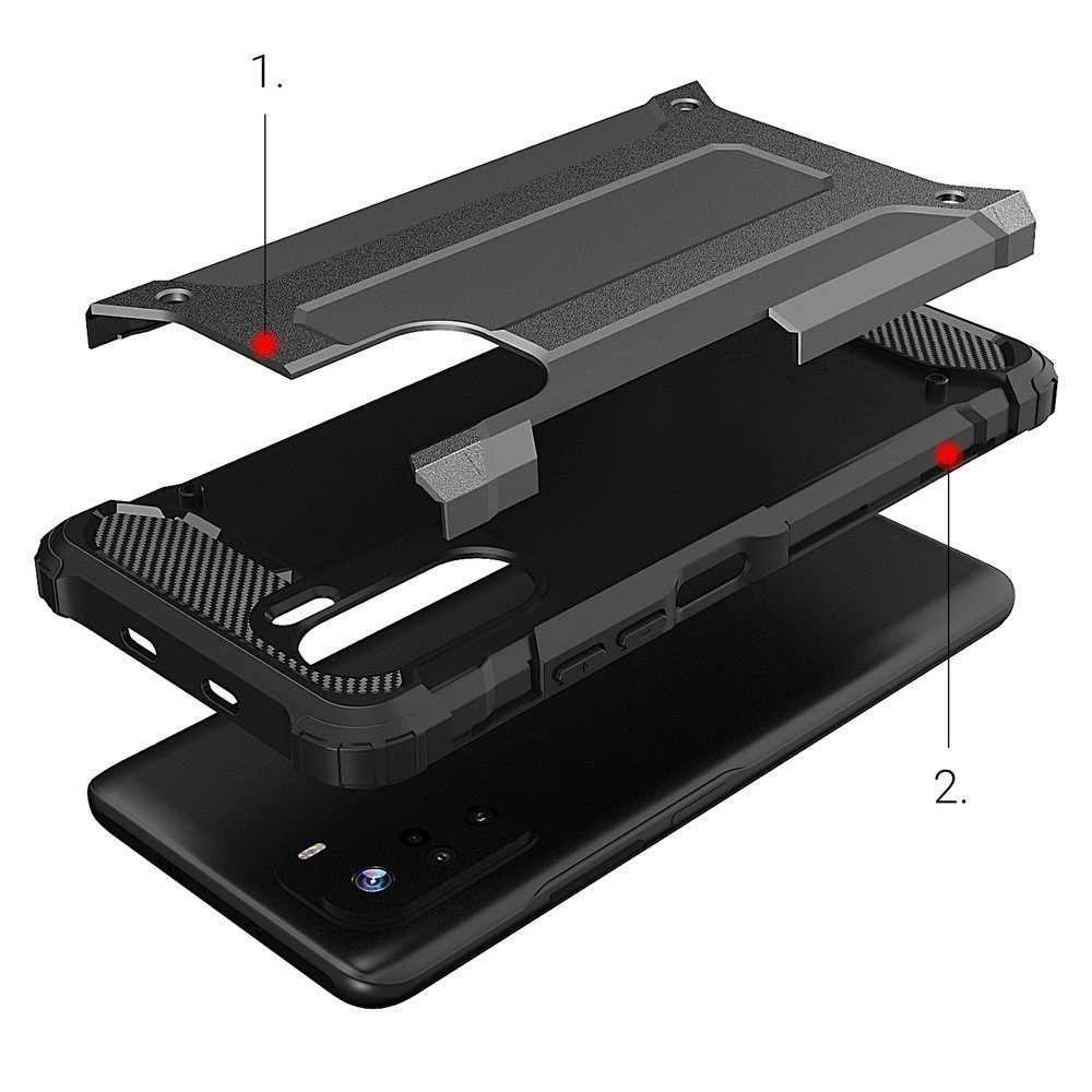 Hybrid Armor Case Tough Rugged Cover for Xiaomi Redmi K40 Pro+ / K40 Pro / K40 / Poco F3 goldeneng
