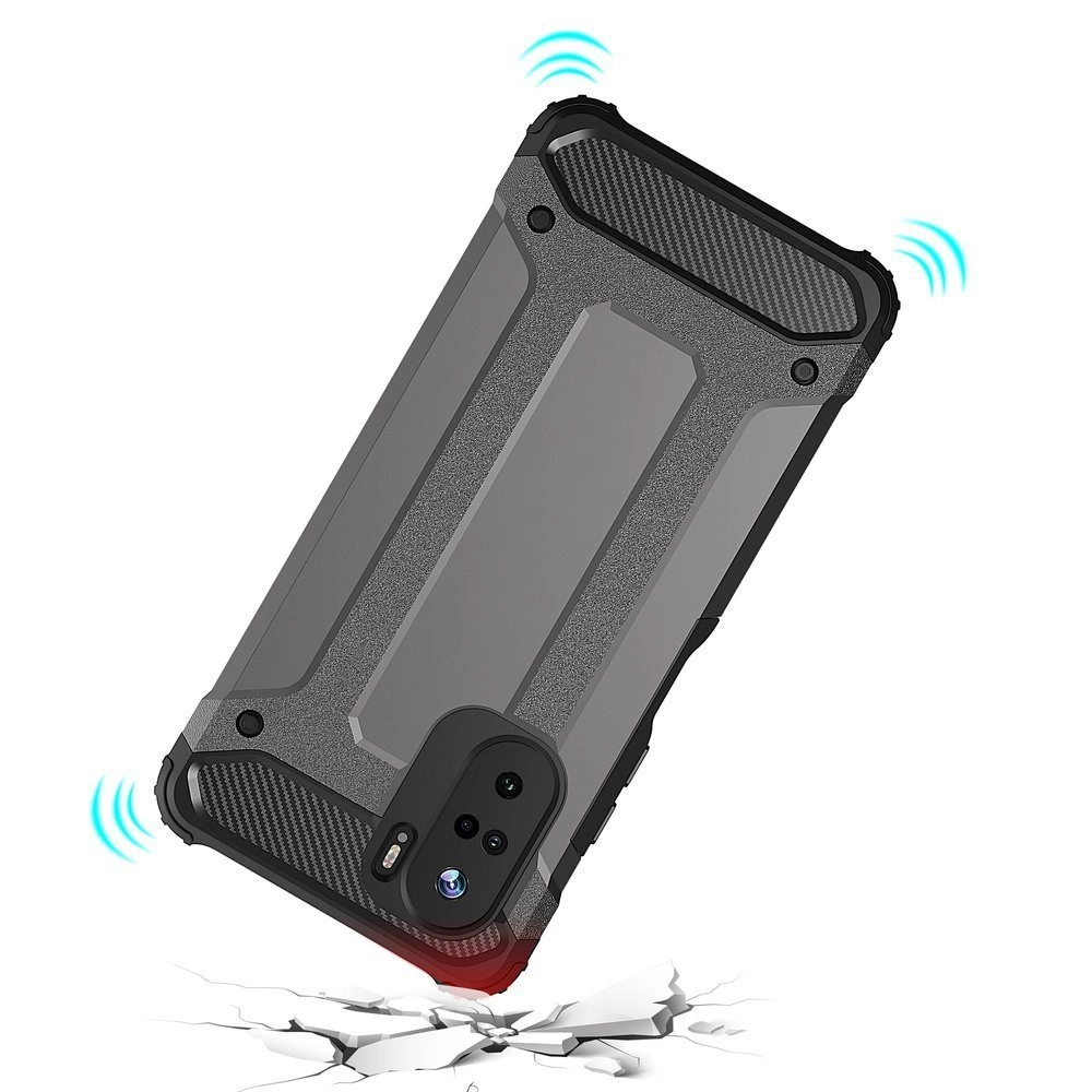 Hybrid Armor Case Tough Rugged Cover for Xiaomi Redmi K40 Pro+ / K40 Pro / K40 / Poco F3 goldeneng
