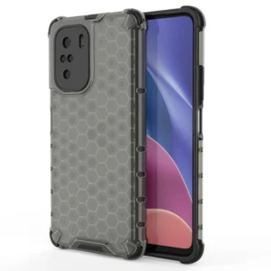 Honeycomb Case armor cover with TPU Bumper for Xiaomi Redmi K40 Pro+ / K40 Pro / K40 / Poco F3 blackeng