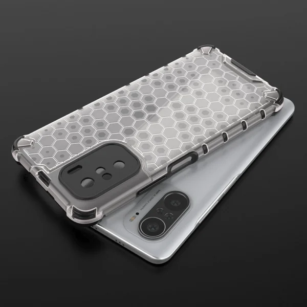 Honeycomb Case armor cover with TPU Bumper for Xiaomi Redmi K40 Pro+ / K40 Pro / K40 / Poco F3 blackeng