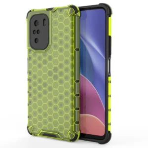 Honeycomb Case armor cover with TPU Bumper for Xiaomi Redmi K40 Pro+ / K40 Pro / K40 / Poco F3 greeneng