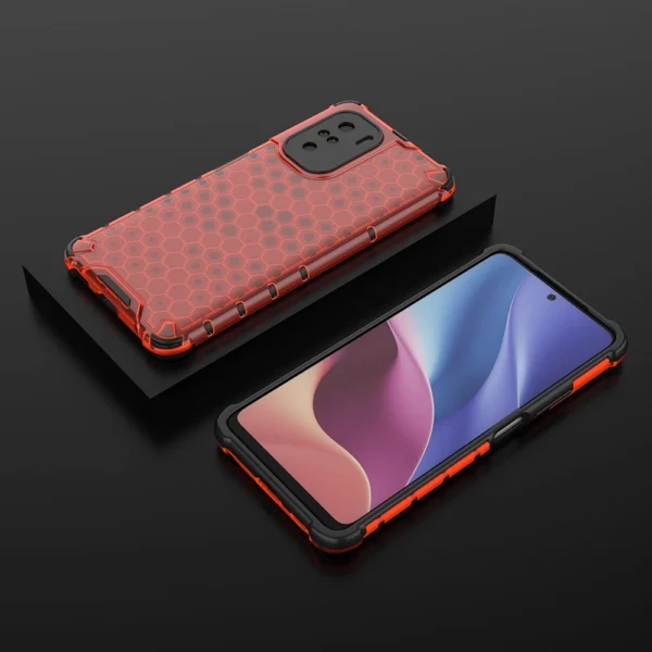 Honeycomb Case armor cover with TPU Bumper for Xiaomi Redmi K40 Pro+ / K40 Pro / K40 / Poco F3 redeng