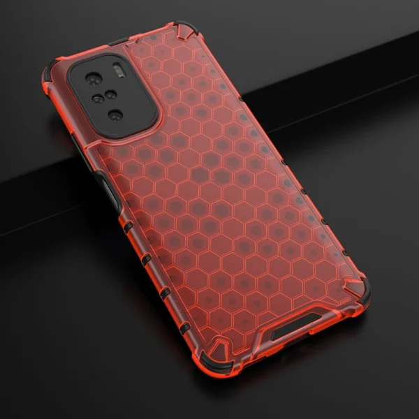 Honeycomb Case armor cover with TPU Bumper for Xiaomi Redmi K40 Pro+ / K40 Pro / K40 / Poco F3 redeng
