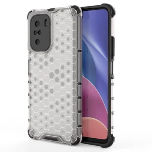 Honeycomb Case armor cover with TPU Bumper for Xiaomi Redmi K40 Pro+ / K40 Pro / K40 / Poco F3 transparenteng