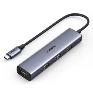 Ugreen HUB USB Type C splitter - 4x USB 3.2 Gen 1 silver (CM473 20841)eng