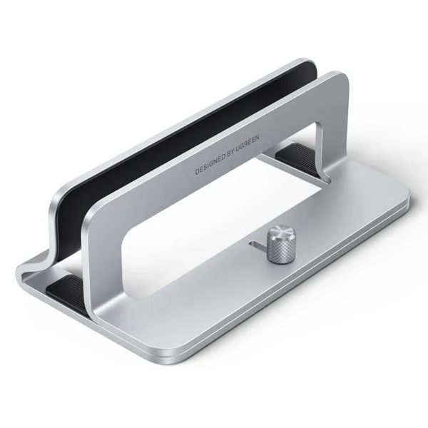 Ugreen Aluminum Vertical Stand Holder Stand for MacBook Laptop Tablet Silver (20471 LP258)eng
