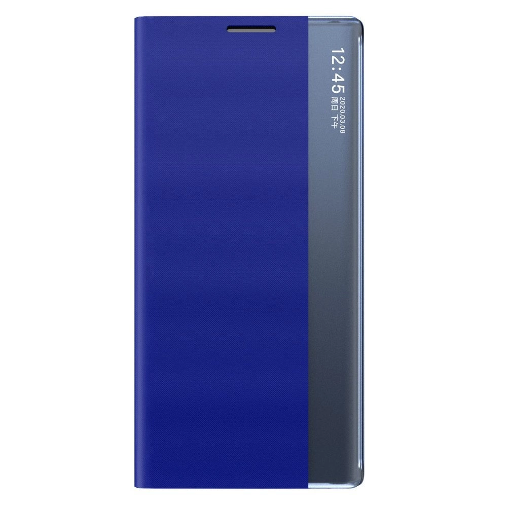 Sleep Case Bookcase Type Case with Smart Window for Xiaomi Redmi K40 Pro+ / K40 Pro / K40 / Poco F3 blueeng