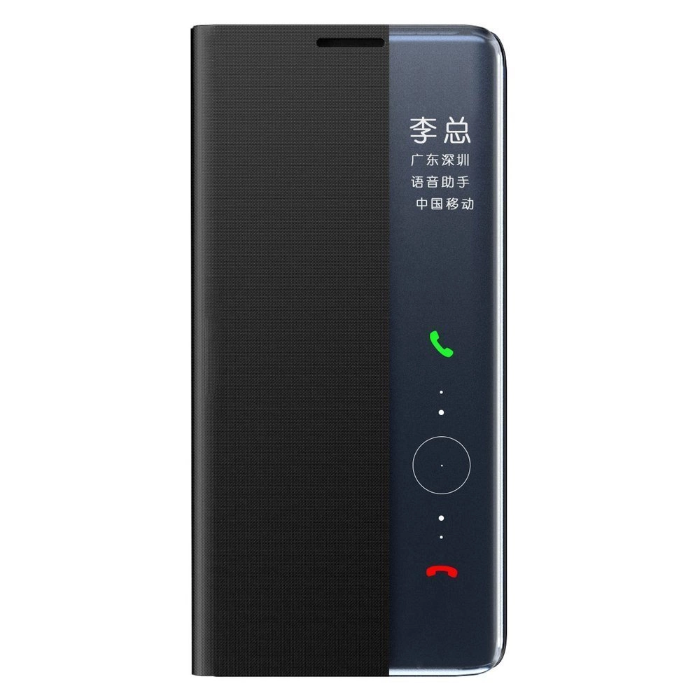 Sleep Case Bookcase Type Case with Smart Window for Xiaomi Redmi K40 Pro+ / K40 Pro / K40 / Poco F3 blueeng