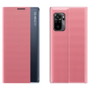 Sleep Case Bookcase Type Case with Smart Window for Xiaomi Redmi K40 Pro+ / K40 Pro / K40 / Poco F3 pinkeng
