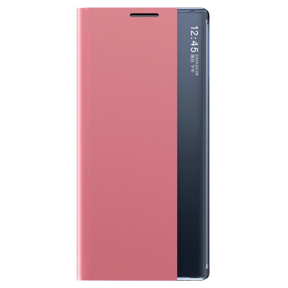 Sleep Case Bookcase Type Case with Smart Window for Xiaomi Redmi K40 Pro+ / K40 Pro / K40 / Poco F3 pinkeng