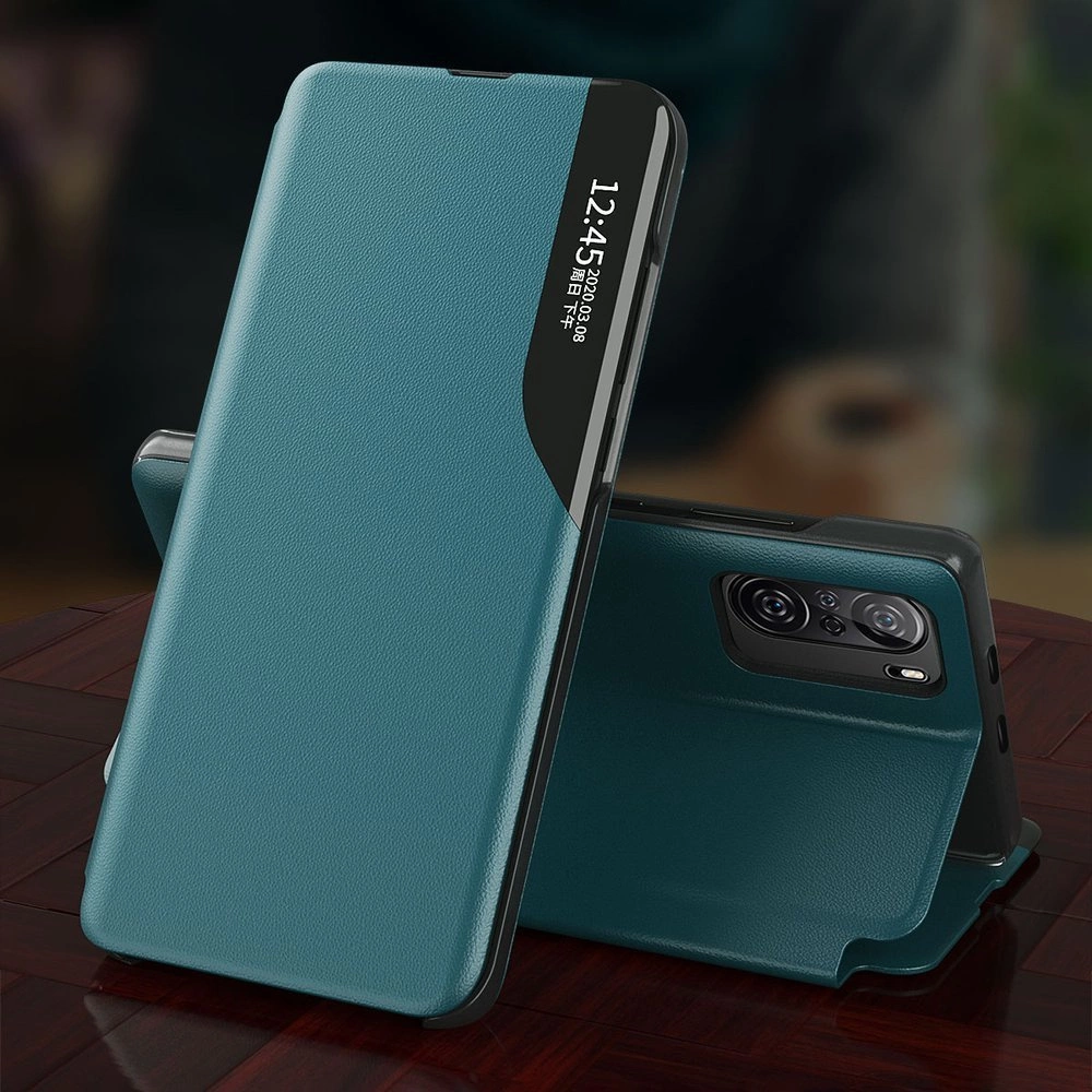 Eco Leather View Case Elegant Flip Cover Case with Stand Function Xiaomi Redmi K40 Pro + / K40 Pro / K40 / Poco F3 Redeng