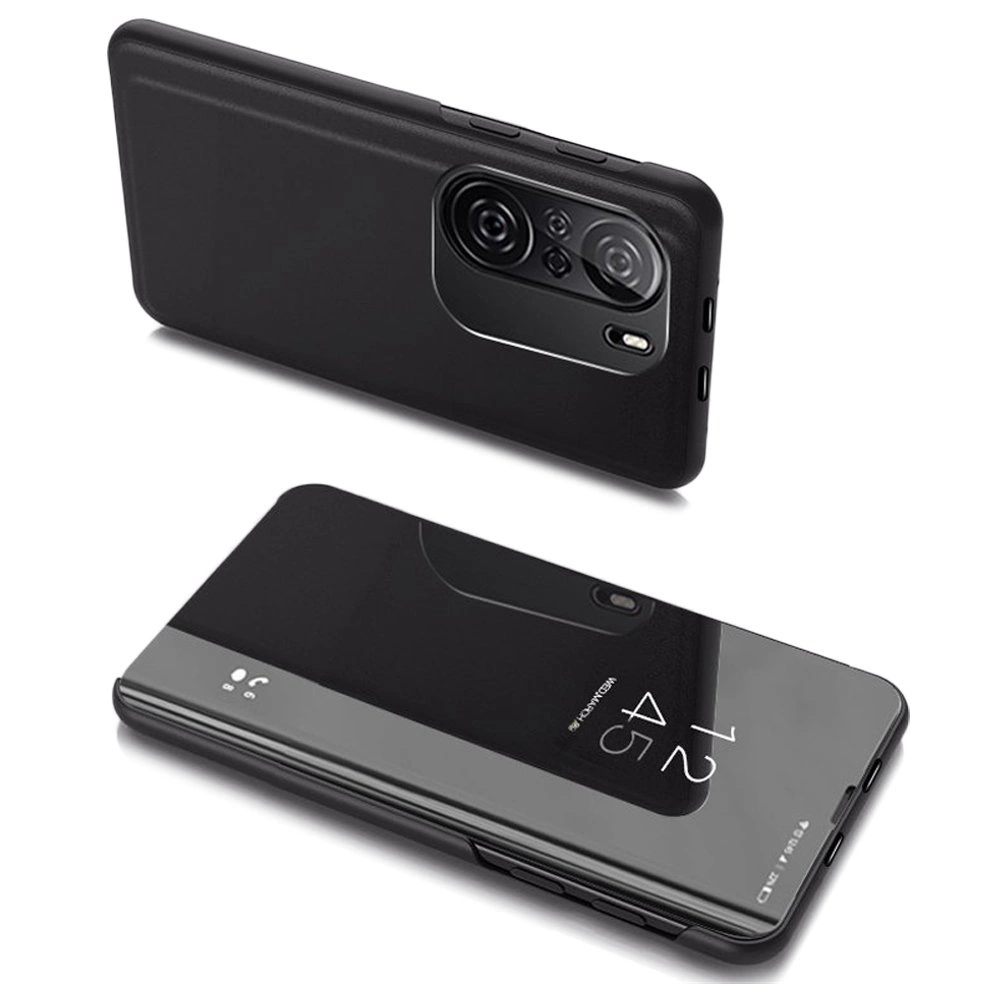 Clear View Case cover for Xiaomi Redmi K40 Pro+ / K40 Pro / K40 / Poco F3 blackeng