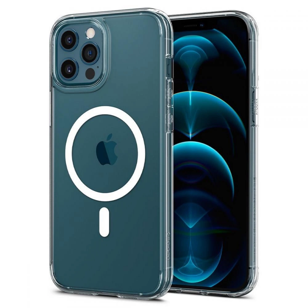 Spigen Ultra Hybrid Mag Case with MagSafe for iPhone 12 Pro Max - Whiteeng