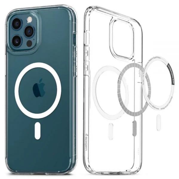 Spigen Ultra Hybrid Mag Case with MagSafe for iPhone 12 Pro Max - Whiteeng