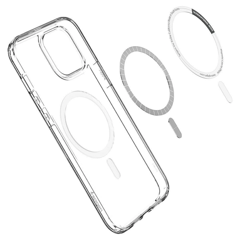 Spigen Ultra Hybrid Mag Case with MagSafe for iPhone 12 Pro Max - Whiteeng