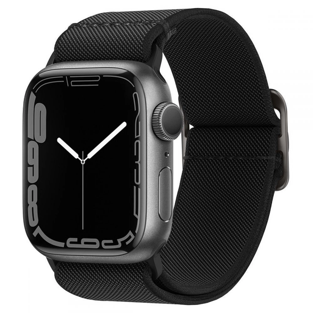 Spigen Fit Lite Strap for Apple Watch 4/5/6/7/8/9/SE/Ultra (42/44/45/49 mm) - Blackeng