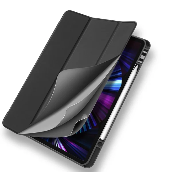 DUX DUCIS Osom TPU gel tablet cover with multi-angle stand and Smart Sleep function for iPad Pro 12.9'' 2021 blackeng