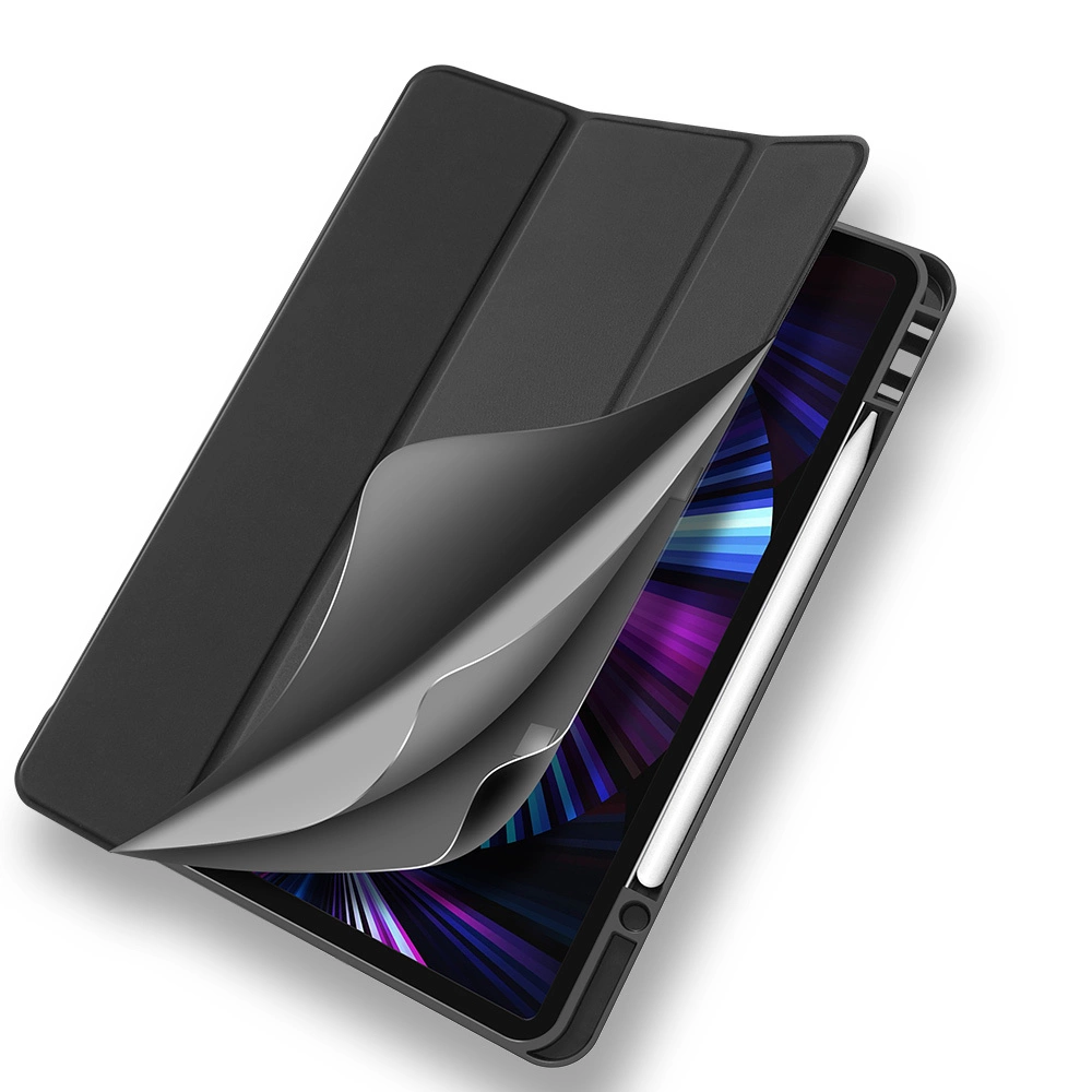 DUX DUCIS Osom TPU gel tablet cover with multi-angle stand and Smart Sleep function for iPad Pro 12.9'' 2021 blackeng