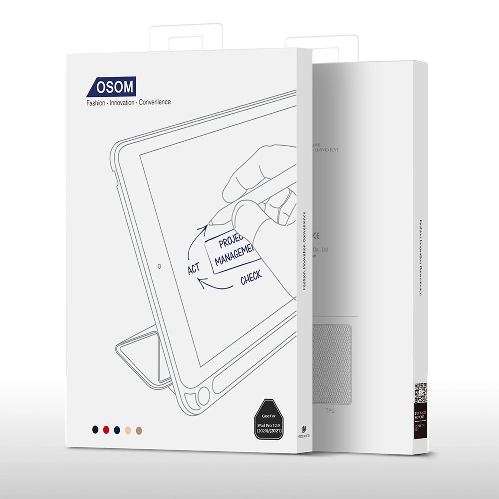 DUX DUCIS Osom TPU gel tablet cover with multi-angle stand and Smart Sleep function for iPad Pro 12.9'' 2021 blackeng