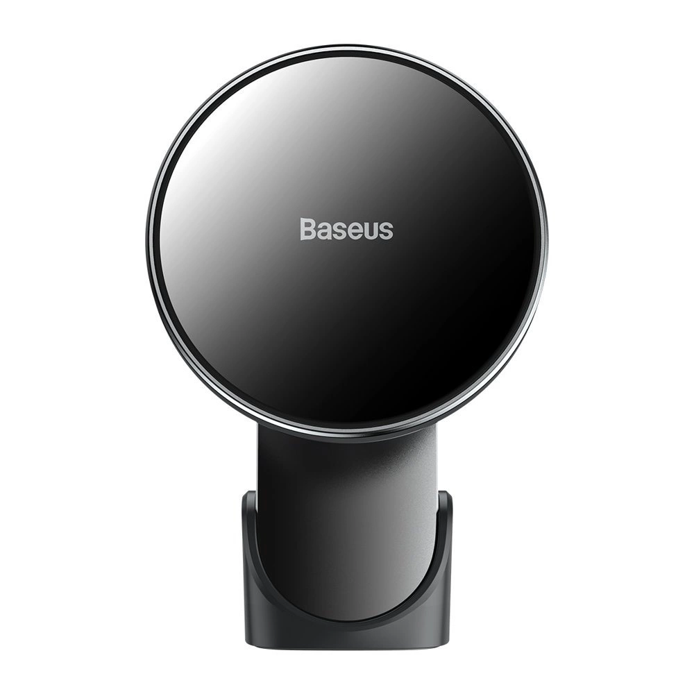 Baseus magnetic car phone holder wireless Qi charger 15 W (MagSafe compatible for iPhone) black (WXJN-01)eng