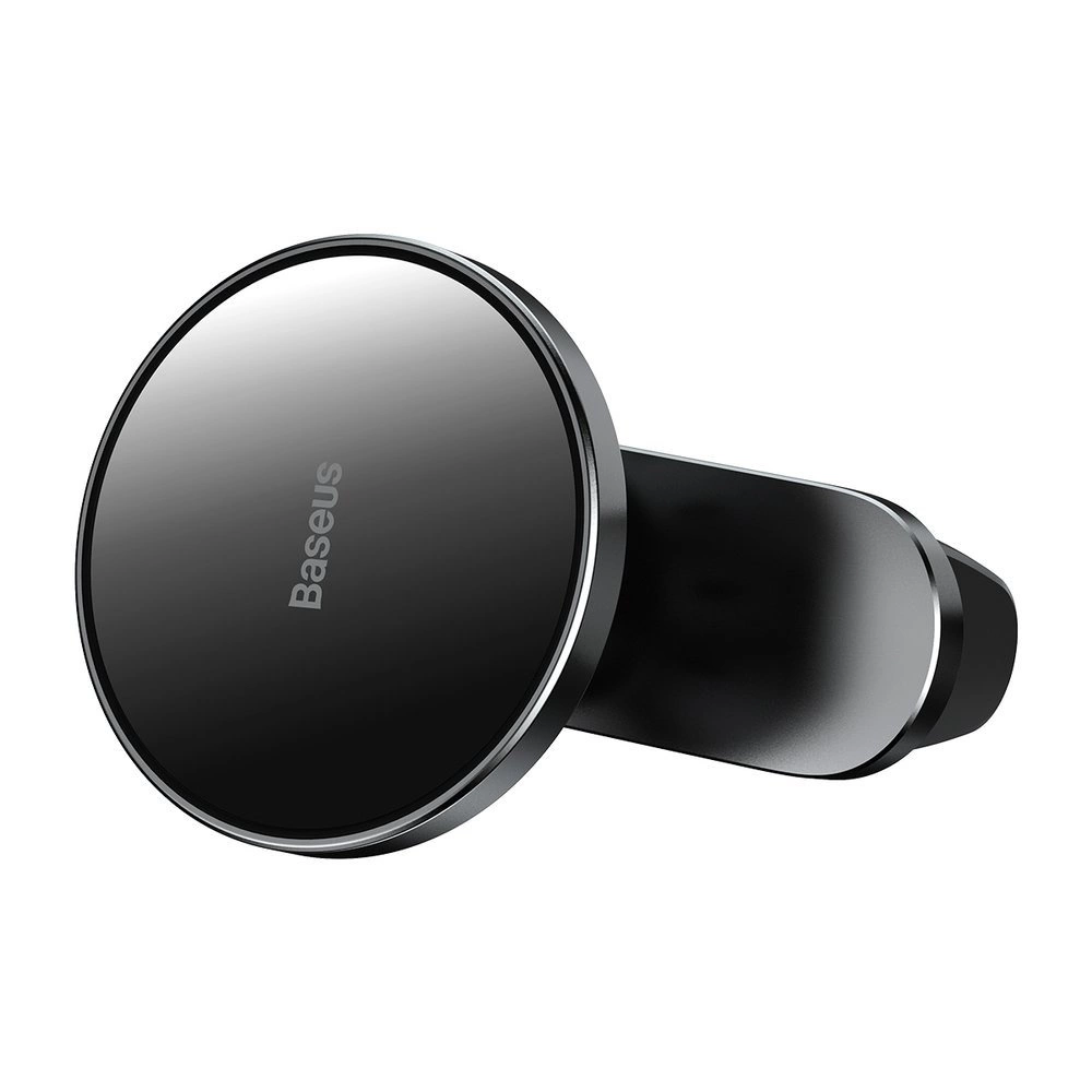 Baseus magnetic car phone holder wireless Qi charger 15 W (MagSafe compatible for iPhone) black (WXJN-01)eng