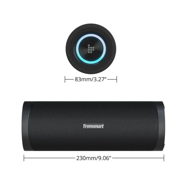 Tronsmart T6 Pro Portable Wireless Bluetooth 5.0 Speaker 45W LED Backlight Black (448105)eng