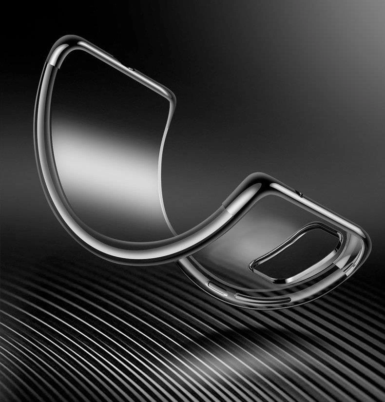 Clear Color Case Gel TPU Electroplating frame Cover for Samsung Galaxy A72 4G blackeng